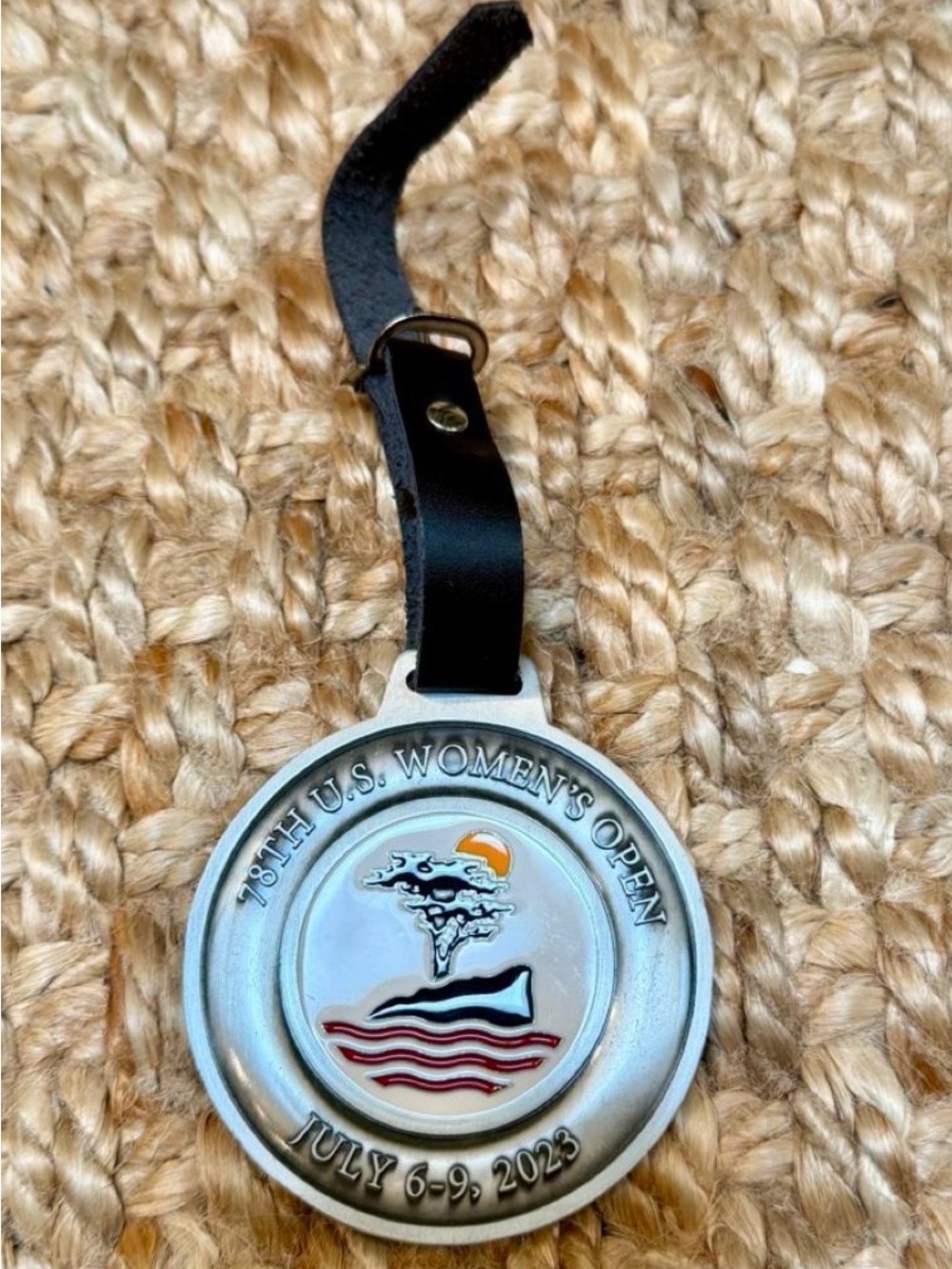 Pebble Beach Silver Medallion
Bag Tag